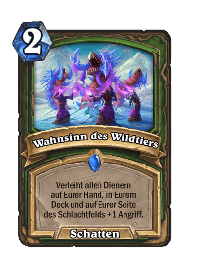 Wahnsinn des Wildtiers