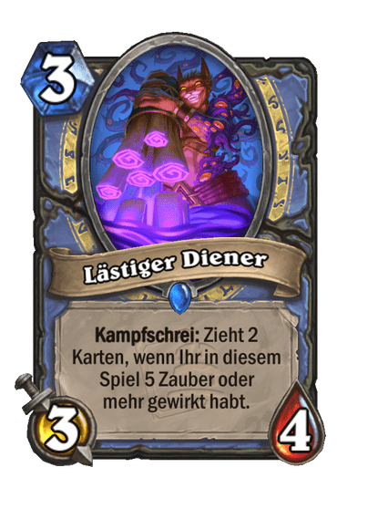 Lästiger Diener