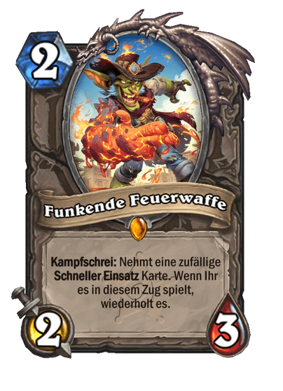 Funkende Feuerwaffe