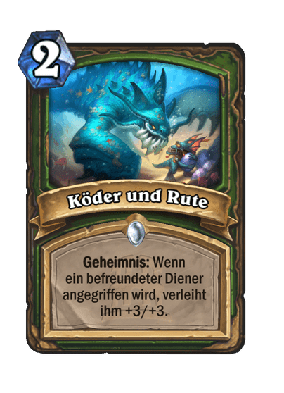 Köder und Rute