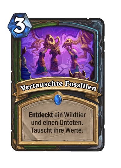 Vertauschte Fossilien