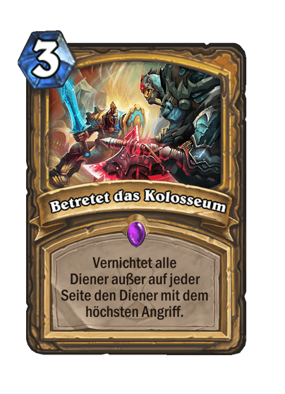 Betretet das Kolosseum