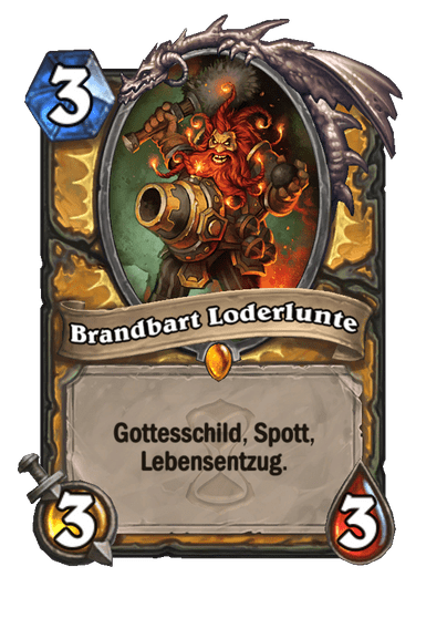 Brandbart Loderlunte