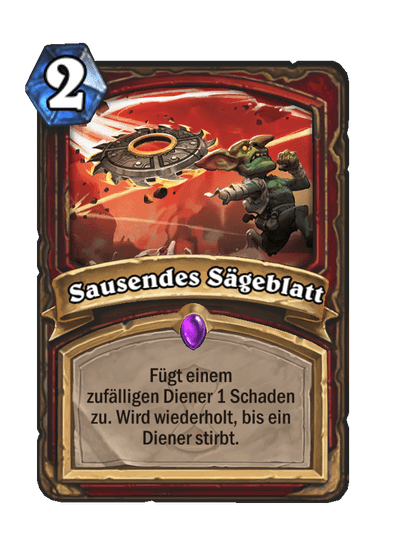 Sausendes Sägeblatt