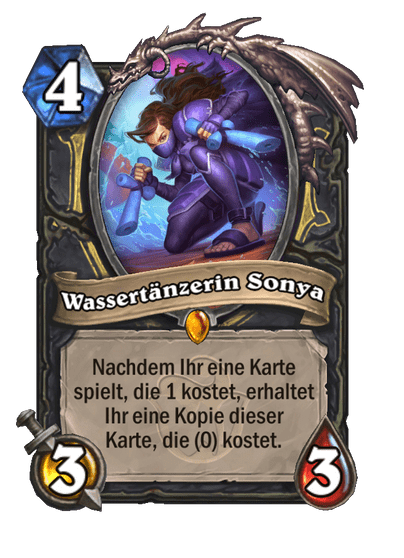 Wassertänzerin Sonya