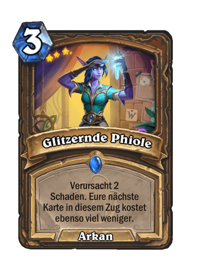 Glitzernde Phiole