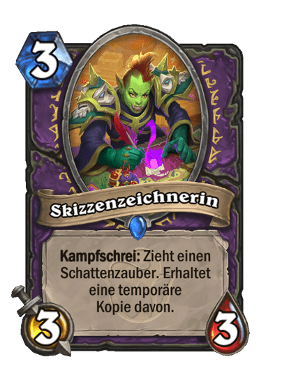 Skizzenzeichnerin