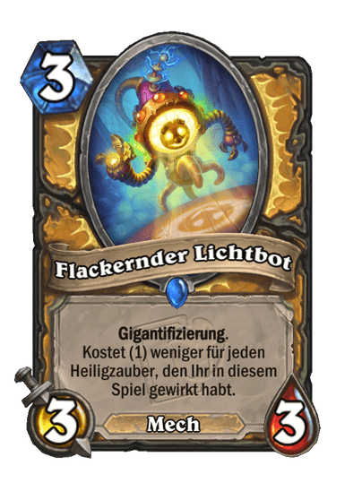 Flackernder Lichtbot
