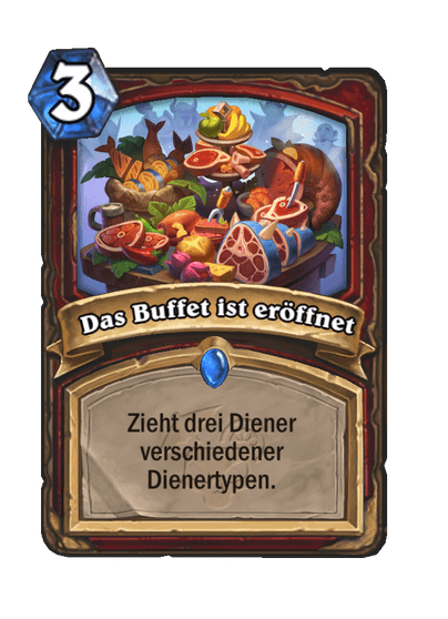 Das Buffet ist eröffnet