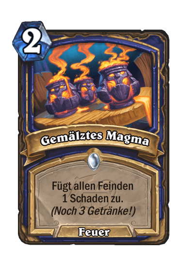 Gemälztes Magma