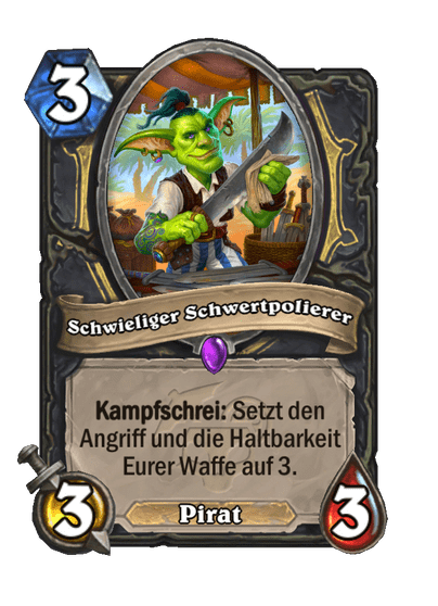 Schwieliger Schwertpolierer