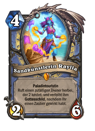 Sandkünstlerin Raylla