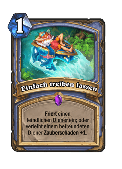 Einfach treiben lassen