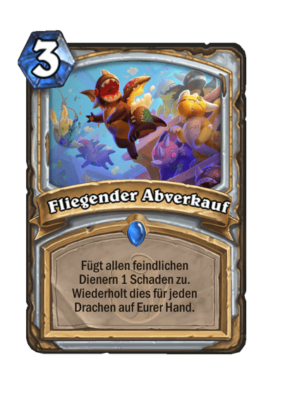 Fliegender Abverkauf