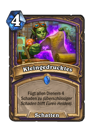 Kleingedrucktes