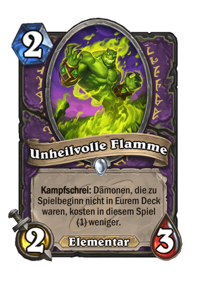 Unheilvolle Flamme