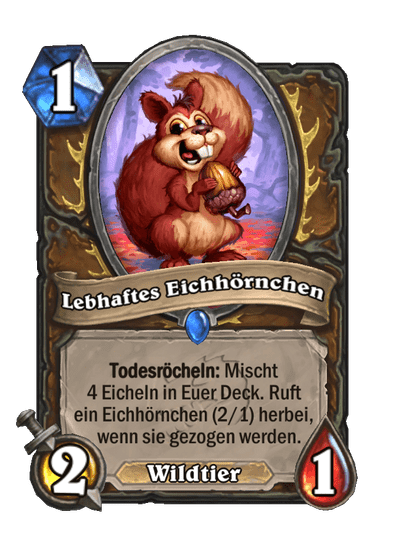 Lebhaftes Eichhörnchen (Kern)