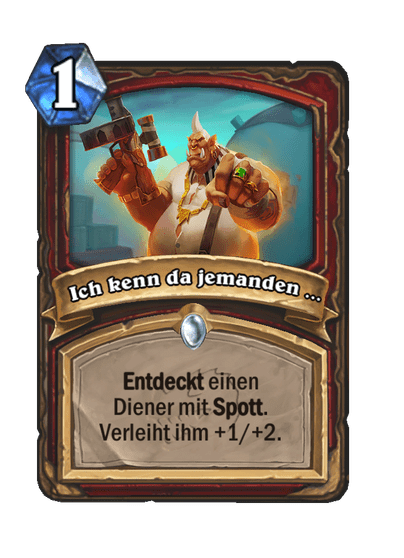 Ich kenn da jemanden ... (Kern)