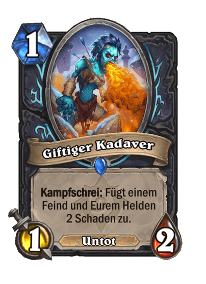 Giftiger Kadaver (Archiv)