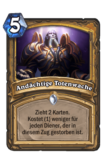 Andächtige Totenwache