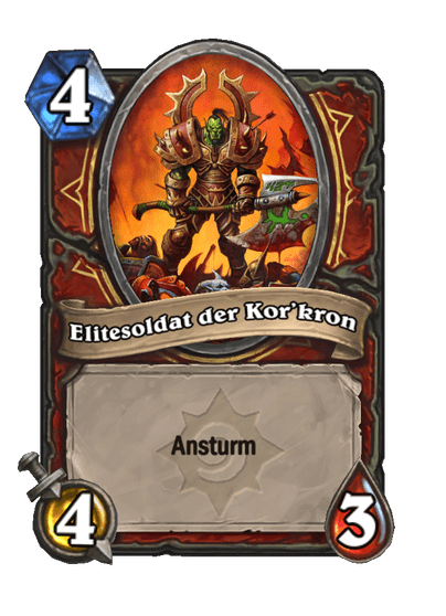 Elitesoldat der Kor’kron (Archiv)