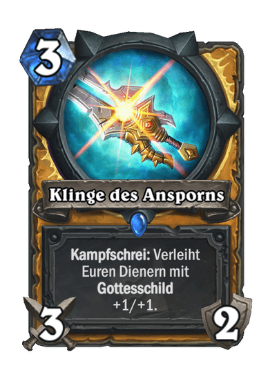 Klinge des Ansporns