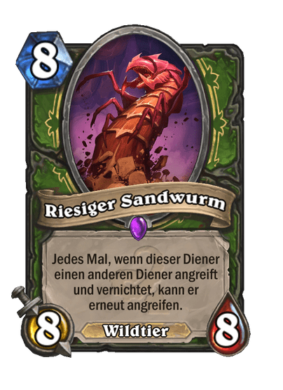 Riesiger Sandwurm