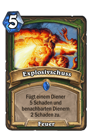 Explosivschuss (Archiv)