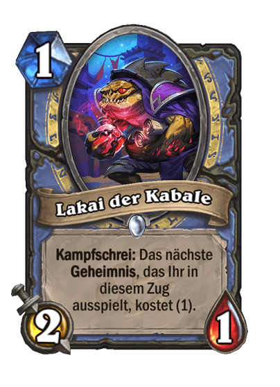 Lakai der Kabale