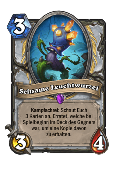 Seltsame Leuchtwurzel