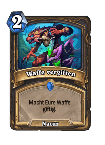 Waffe vergiften