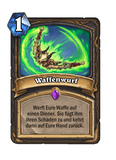 Waffenwurf