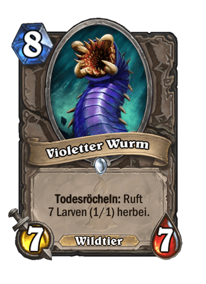 Violetter Wurm