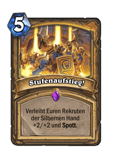 Stufenaufstieg!