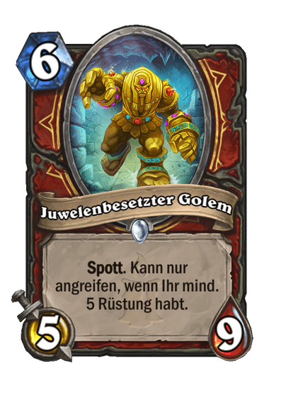 Juwelenbesetzter Golem