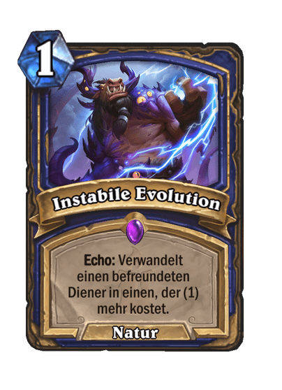 Instabile Evolution