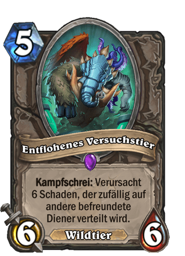 Entflohenes Versuchstier