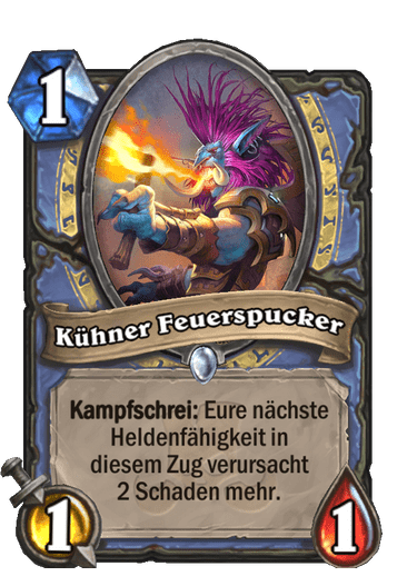 Kühner Feuerspucker