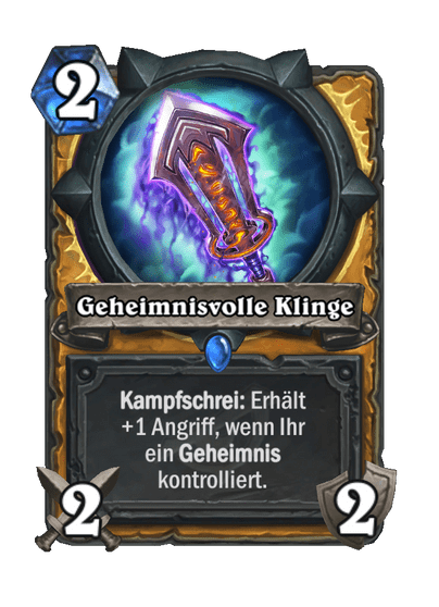 Geheimnisvolle Klinge