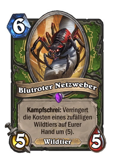 Blutroter Netzweber