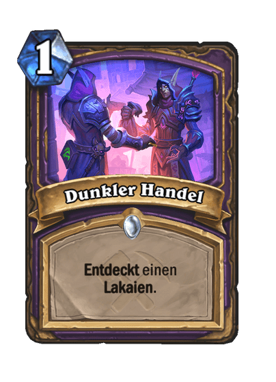 Dunkler Handel