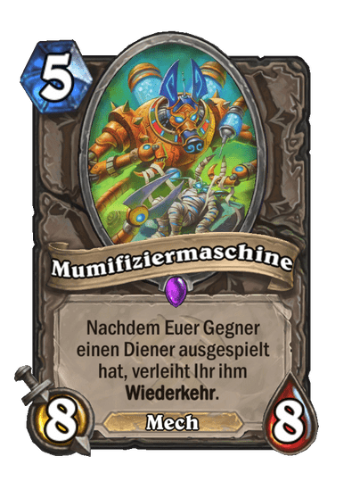 Mumifiziermaschine