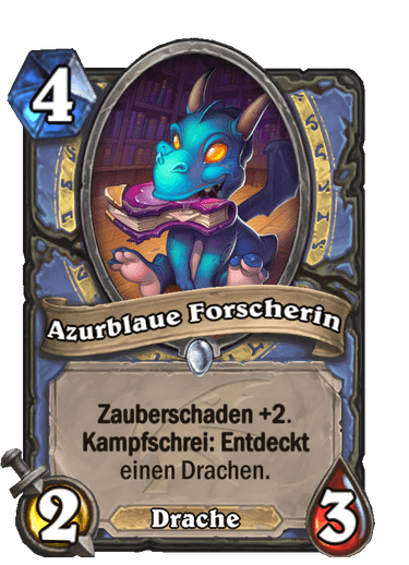 Azurblaue Forscherin