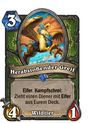 Herabstoßender Greif