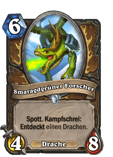 Smaragdgrüner Forscher