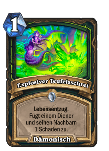 Explosiver Teufelsschrei