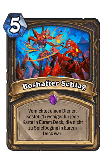 Boshafter Schlag