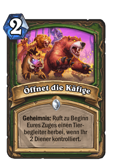 Öffnet die Käfige