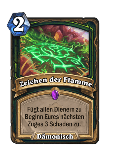 Zeichen der Flamme