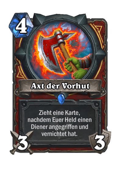 Axt der Vorhut